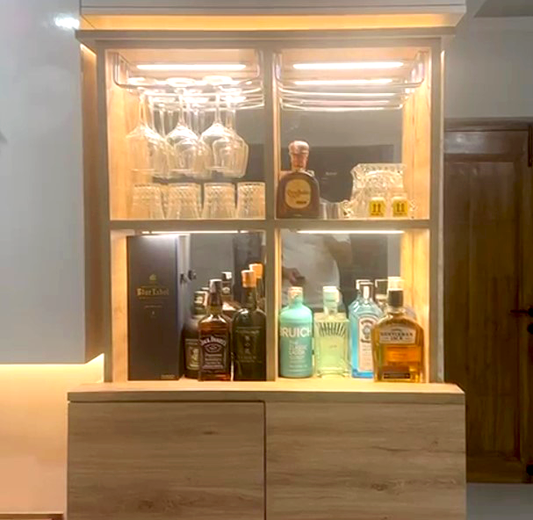 Easy Home Bar Setup for Your Living Room